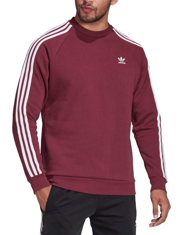 Adidas originals 3 stripes crew best sale