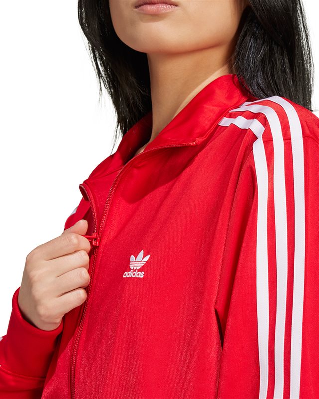 Adidas originals red track jacket hotsell