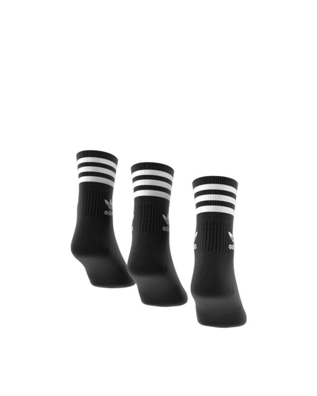 adidas Originals Mid Cut Crew Socks 3 Pairs GD3576 Schwarz Kleidung Footish