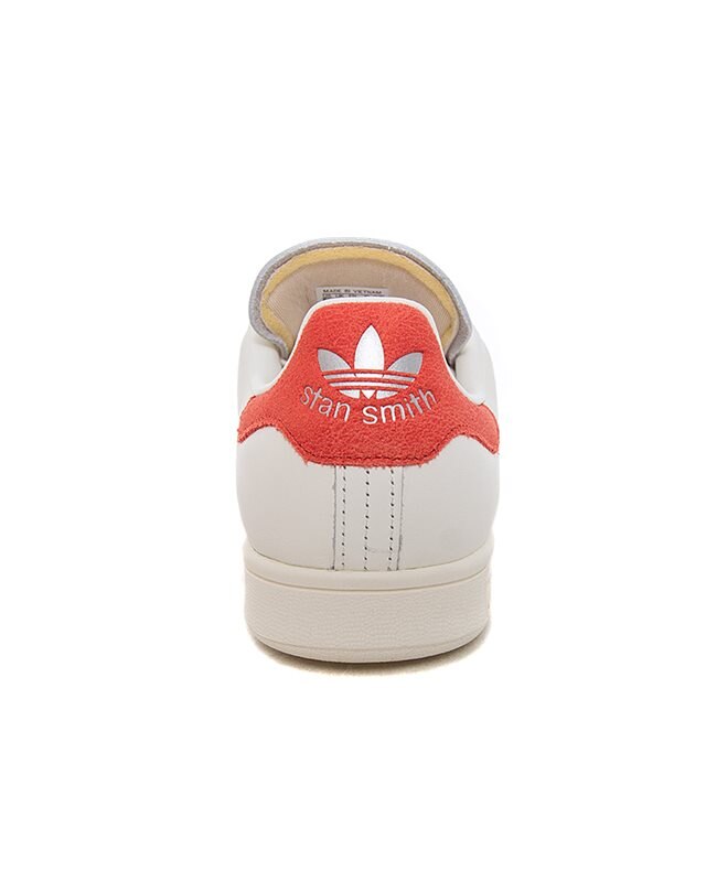 Adidas originals white and red stan smith sneakers best sale