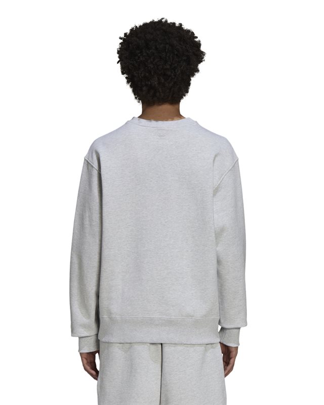 adidas Originals X Pharrell Williams Basics Crew Sweatshirt Unisex H58316 Grau Kleidung Fo