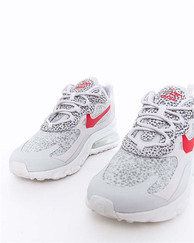 Nike air max 270 react safari grey red best sale