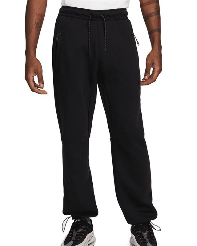 Nike Sportswear Tech | Fleece DQ4312-010 Footish | Schwarz | Kleidung | Pants