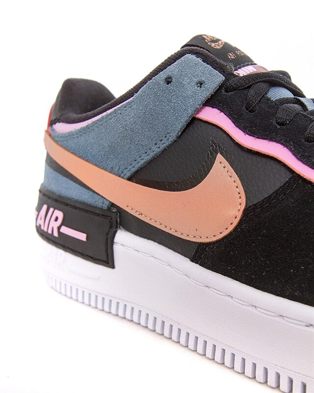 Nike Wmns Air Force 1 Shadow CU5315 001 Schwarz Sneakers Schuhe Footish