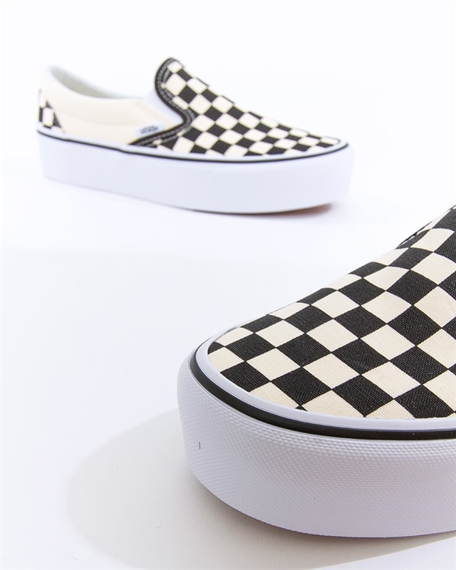 Vans platform slip on cheap checkerboard