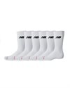 New Balance NB Everyday Socks 6-Pack (LAS51296-WT)